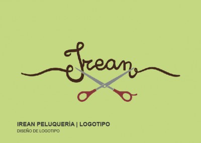 Diseño de logotipo | IREAN PELUQUERÍA