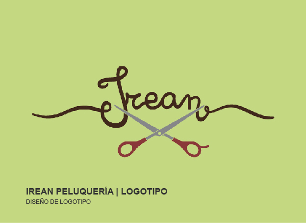 Diseño de logotipo | IREAN PELUQUERÍA